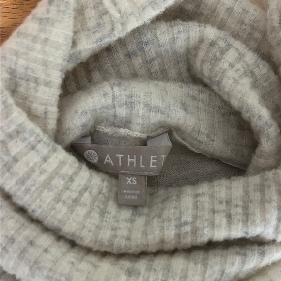 Athleta Off-the-Shoulder Cream Sweater - Picture 2 of 3